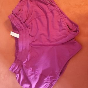 Lululemon Magenta Lined Running Shorts